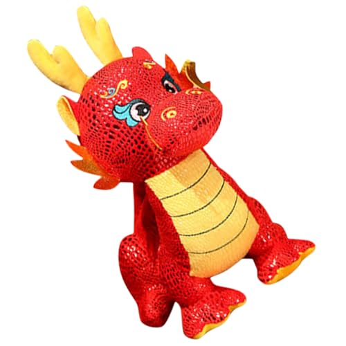 TOPBATHY Sternzeichen-Drachen-Puppe Drachenpuppen- chinesisches horoskop Silvester gastgeschenk puppenaugen Dekoration Drachen-Kuscheltiere ausgestopfter Drache PP Baumwolle TOPBATHY Sternzeichen-Drachen-Puppe Drachenpuppen- chinesisches horoskop Silvester gastgeschenk puppenaugen Dekoration Drachen-Kuscheltiere ausgestopfter Drache PP Baumwolle von TOPBATHY