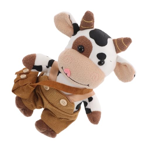 TOPBATHY Süßes Plüschkuh Niedliches Cartoon Kuh für Auto Hochwertige Handwerkskunst als Kuscheltier und Wohnaccessoire von TOPBATHY