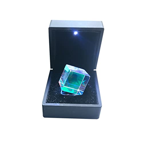 TOPBATHY Würfel -Geschenkbox des Lichts Streuung Prismen Fänger Ästhetik der Raumdekoration Kaleidoskop dichroitisch Kristallwürfel ästhetisch klare Gläser Prisma Wissenschaftsdekoration TOPBATHY Würfel -Geschenkbox des Lichts Streuung Prismen Fänger Ästhetik der Raumdekoration Kaleidoskop dichroitisch Kristallwürfel ästhetisch klare Gläser Prisma Wissenschaftsdekoration von TOPBATHY