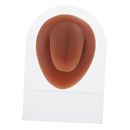 TOPBATHY Zungenmodell für Piercing Realistische Nachbildung für Zungen Piercing Training Schmuckpräsentation Flexibles Wiederverwendbares Übungswerkzeug Farbe von TOPBATHY