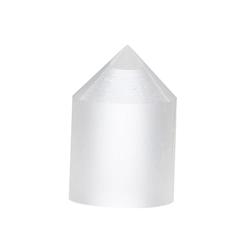 TOPBATHY optisches Lehrprisma Lehre konisch optisches Prisma prismabrillen glasprisma Transparent prisms Teaching prisms Conical lenses Optically processed prisms Photography prisms -Glas von TOPBATHY