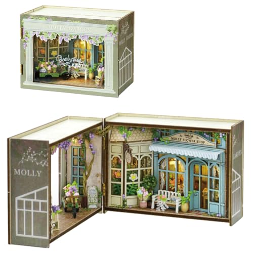 TOPBSFARNY 3D European Style Cottage Open-Sided Design Handmade Multi-Layers That Can Be Opened And Closed For Teens and Adults to Build-Creativity Gift (Molly Gaeden) von TOPBSFARNY