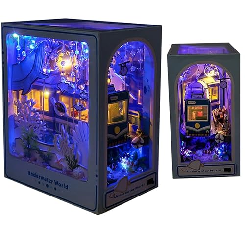 TOPBSFARNY 3D Holz Buchständer Puzzle DIY Puppenhaus Holz Buchstützen Book Nook Modellbausatz für Teenager und Erwachsene zum Bauen Kreativität Geschenk TOPBSFARNY 3D Holz Buchständer Puzzle DIY Puppenhaus Holz Buchstützen Book Nook Modellbausatz für Teenager und Erwachsene zum Bauen Kreativität Geschenk von TOPBSFARNY