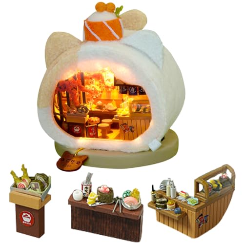 TOPBSFARNY 3D Holz Buchständer Puzzle DIY Puppenhaus Holz Plüsch Patchwork Nook Modellbausatz mit LED-Licht für Erwachsene zum Bauen Kreativität Weihnachten Halloween TOPBSFARNY 3D Holz Buchständer Puzzle DIY Puppenhaus Holz Plüsch Patchwork Nook Modellbausatz mit LED-Licht für Erwachsene zum Bauen Kreativität Weihnachten Halloween von TOPBSFARNY