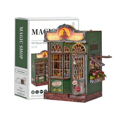 TOPBSFARNY DIY Book Nook Kit, 3D Holzpuzzle Puppenhaus, DIY Miniatur Haus Kit für Bücherregal Dekor, Book Nook Kits für Anfänger/Erwachsene, Kreativität Geschenke für Geburtstag Valentinstag (SL-35) TOPBSFARNY DIY Book Nook Kit, 3D Holzpuzzle Puppenhaus, DIY Miniatur Haus Kit für Bücherregal Dekor, Book Nook Kits für Anfänger/Erwachsene, Kreativität Geschenke für Geburtstag Valentinstag (SL-35) von TOPBSFARNY