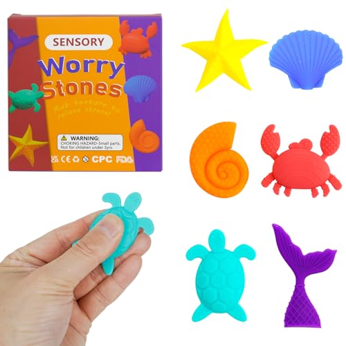6 Pcs Antistress Spielzeug, Fidget Toys Erwachsene, Stimming Toys Autismus Fidget Toy Anti Stress Sensorik Spielzeug, Angst Relief sensorische Spielzeug für Kinder und Erwachsene 6 Pcs Antistress Spielzeug, Fidget Toys Erwachsene, Stimming Toys Autismus Fidget Toy Anti Stress Sensorik Spielzeug, Angst Relief sensorische Spielzeug für Kinder und Erwachsene von TOPCZY