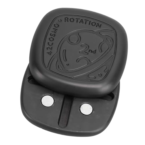 Fidget Slider, Magnetic Fingerspip Slider Toy Metal Midget Toys Four -Wege -Drehschubkarten Dekompression Spielzeug EDC Haptic Slider Desk Spielzeug Zur Entspannung (Black) von TOPINCN