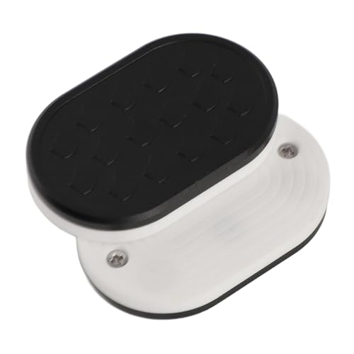 Metall -Zappel -Spielzeug, Haptic Push Card Slider Toy für Erwachsene, Fingerspitzenreliefstress Angst Fischschaltmuster Magnetischer Schieberegler Erwachsener Metall Zappel (Black) von TOPINCN