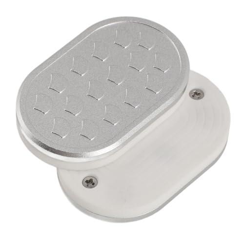 Metall -Zappel -Spielzeug, Haptic Push Card Slider Toy für Erwachsene, Fingerspitzenreliefstress Angst Fischschaltmuster Magnetischer Schieberegler Erwachsener Metall Zappel (Silver) von TOPINCN