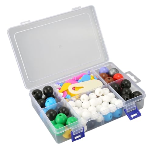Molekularmodell -Kit Chemie, Organisches und Anorganisches Chemie Molekularmodell Kit, Professionelle Organische Kugel -Kugel Elektronische Wolkenmolekularmodell für Lehrer und Molekularmodell -Kit Chemie, Organisches und Anorganisches Chemie Molekularmodell Kit, Professionelle Organische Kugel -Kugel Elektronische Wolkenmolekularmodell für Lehrer und von TOPINCN