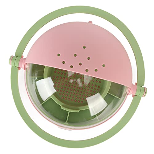 Seidenraupen-Beobachtungsbox, Sandleck-Mesh-Design Interessante Bionische Raumkapsel-Seidenraupen-Box Sicher für Experimentelles Spielzeug für Kinder (Rosa) von TOPINCN