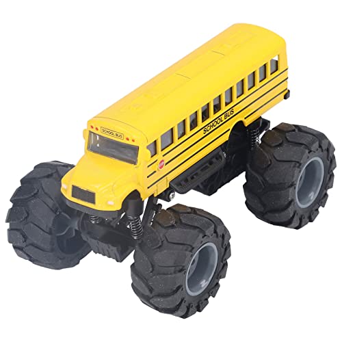TOPINCN 1:43 Buse Buse Car Mode Forme Wheph School School Toset - Ideal für Kinderunterhaltung (Yellow) von TOPINCN