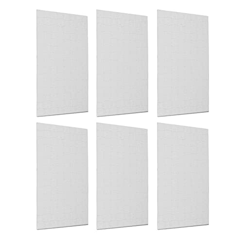 TOPINCN 10 Sets Leeres Puzzle -Puzzle -Sublimation Wärmeübertragungs A4 Kit, Genießen Sie Rätsel, Ideales von TOPINCN