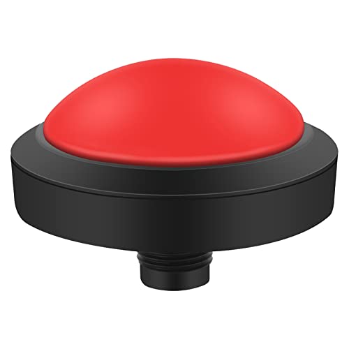 TOPINCN 100 -mm -Arkadenknopf, Massive Konvexe Push - -Momentan, Spielzimmerkollgle -Dekor mit LED -Konvexitätskonsole für DIY -Arkadenmaschine, (100#-red + dreibeiniger Schalter + LED-Licht) von TOPINCN