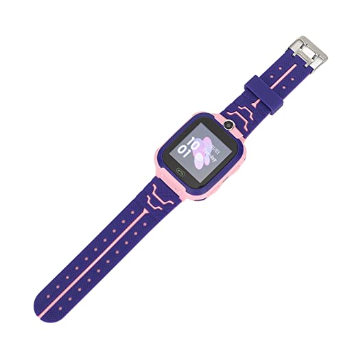 TOPINCN 2G Smartwatch, Wasserdichter Datumswecker SOS Alarm Anruf Firewall LBS Positionierung HD Kamera Touchscreen Telefon Uhr für die Schule für Jungen Mädchen (Rosa) von TOPINCN