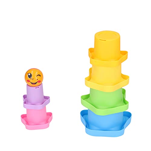 TOPINCN 6pcs Stapelbecher Abflusslochformform Plastikbaby Nisting Spielzeug, Pädagogisches Kleinkindspielzeug für Alter über 6 Monate TOPINCN 6pcs Stapelbecher Abflusslochformform Plastikbaby Nisting Spielzeug, Pädagogisches Kleinkindspielzeug für Alter über 6 Monate von TOPINCN