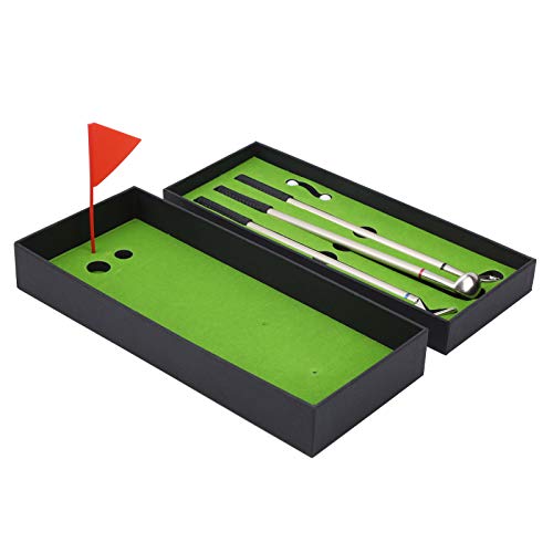 TOPINCN Advanced Alloy Mini Desk Games Green Driving Range Stift Spielzeug Set von TOPINCN