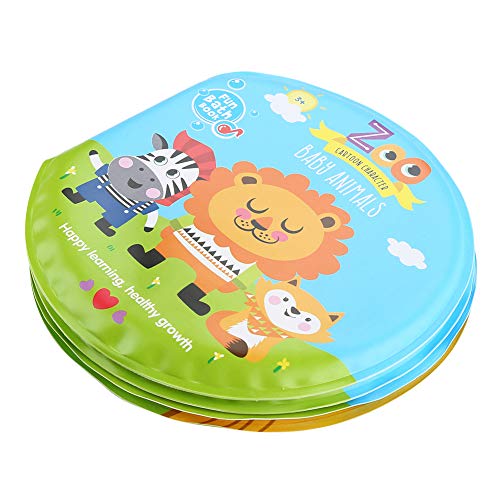 TOPINCN Baby Badbuch Tränenproof Wasserspielzeug für Intelligenzentwicklung, Duschgeschenk für Säugling, Langlebiges Eva -Material, Zoo/Meer/Zahlenmuster (Tippe A) von TOPINCN