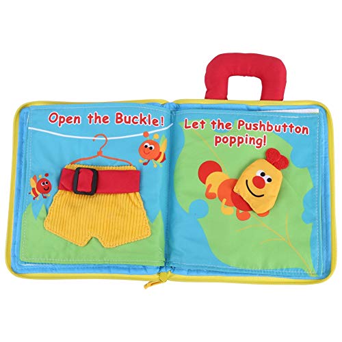 TOPINCN Baby Kind Soft Cloth Book für Frühe Lernentwicklung Pädagogikspielzeug, Reißverschluss - Buch für Baby, Geeignetes Kind und Kleinkind TOPINCN Baby Kind Soft Cloth Book für Frühe Lernentwicklung Pädagogikspielzeug, Reißverschluss - Buch für Baby, Geeignetes Kind und Kleinkind von TOPINCN