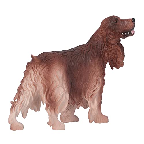 TOPINCN Brauner Cocker Spaniel Figur Realistische Hundefigur, Pädagogisches Sensorisches Spielzeug für , Plastikhunddekoration für Innenräume TOPINCN Brauner Cocker Spaniel Figur Realistische Hundefigur, Pädagogisches Sensorisches Spielzeug für , Plastikhunddekoration für Innenräume von TOPINCN