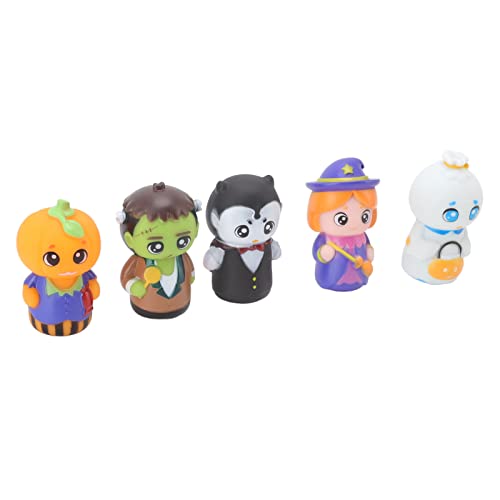 TOPINCN Cartoon Schöne Süße Fingerpuppen Set Halloween Interactive Toy für Kinderparty, 5pcs Material TOPINCN Cartoon Schöne Süße Fingerpuppen Set Halloween Interactive Toy für Kinderparty, 5pcs Material von TOPINCN