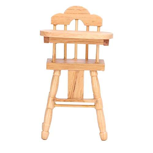 TOPINCN Dollhouse Miniatur -Säugling Hochstuhl Exquisite Babystuhl 1:12 Puppenhaus TOPINCN Dollhouse Miniatur -Säugling Hochstuhl Exquisite Babystuhl 1:12 Puppenhaus von TOPINCN
