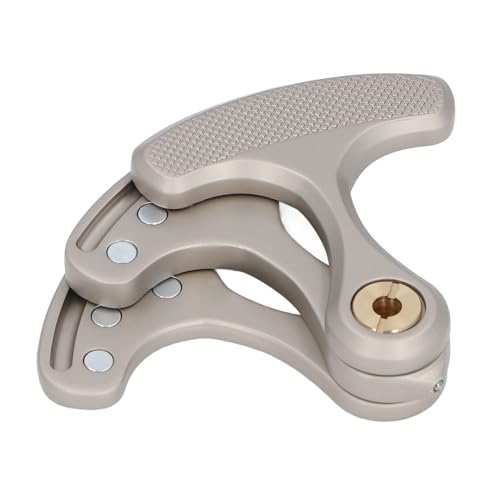 TOPINCN Fidget Slider, 3 Layer Magnetic Push Card Clicker Metall Zappel Clicker Stress Relief -Konzentration Spielzeug für Erwachsene Teenager, Mechanisches Freizeit -Metall (Silver) von TOPINCN