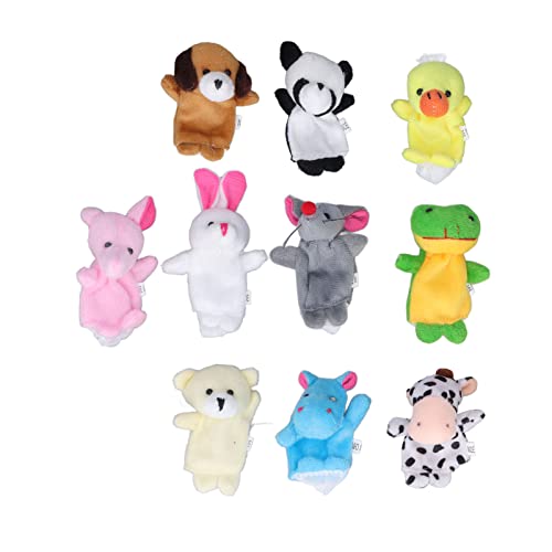 TOPINCN Fingerpuppen Süße Cartoon Tierhandpuppenhandschuh Weiche Plüsch Verbesserung Kommunikationsfähigkeiten für über 3 Jahre Alt TOPINCN Fingerpuppen Süße Cartoon Tierhandpuppenhandschuh Weiche Plüsch Verbesserung Kommunikationsfähigkeiten für über 3 Jahre Alt von TOPINCN