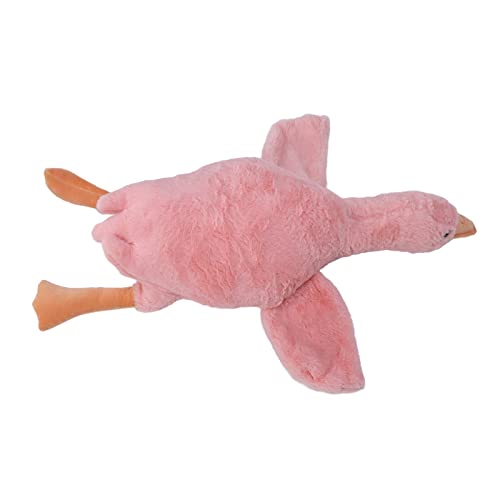 TOPINCN Gefüllte Gänsespielzeug Süßer Tierplüsch Kissen Weiches Schönes Tiergefüllte Spielzeug für Sofa Schlafzimmer, 31,5in (PINK) von TOPINCN