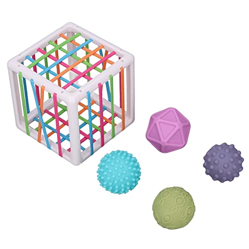 TOPINCN Helle Farbe Babyform Sortierung Spielzeug Bildung Montessori Spielzeug für Frühe Entwicklung Material Silikon Bauchmuskeln von TOPINCN
