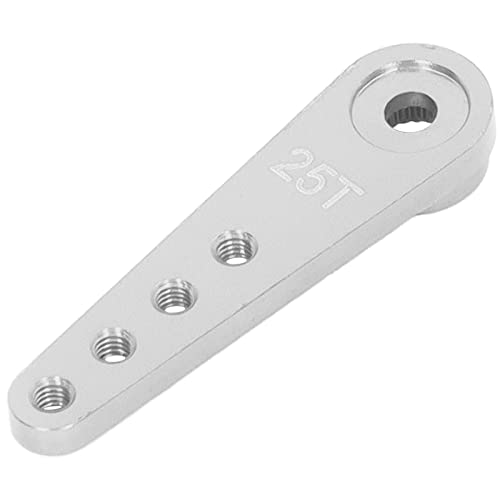 TOPINCN Hochwertige 25 -t -Aluminium Servoarm Verlängerte Einseitige Lenkhorn für RC Modelle (Silver) von TOPINCN