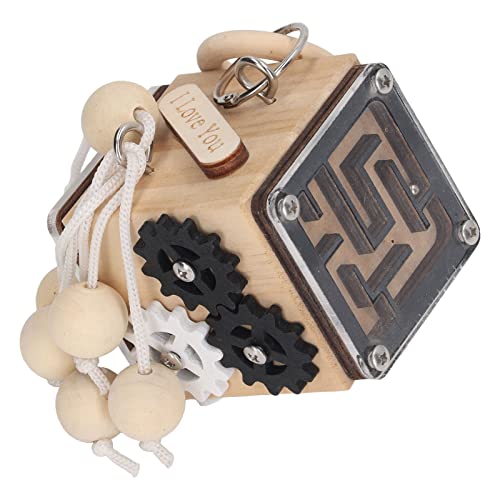 TOPINCN Hölzerne Sensorische Zappel -Lock -Box Toys Kinderbilding in Kinderschalter Funktionales Spielzeug für und Kleinkinder, Sicheres Material, Ideal für und Mädchen TOPINCN Hölzerne Sensorische Zappel -Lock -Box Toys Kinderbilding in Kinderschalter Funktionales Spielzeug für und Kleinkinder, Sicheres Material, Ideal für und Mädchen von TOPINCN