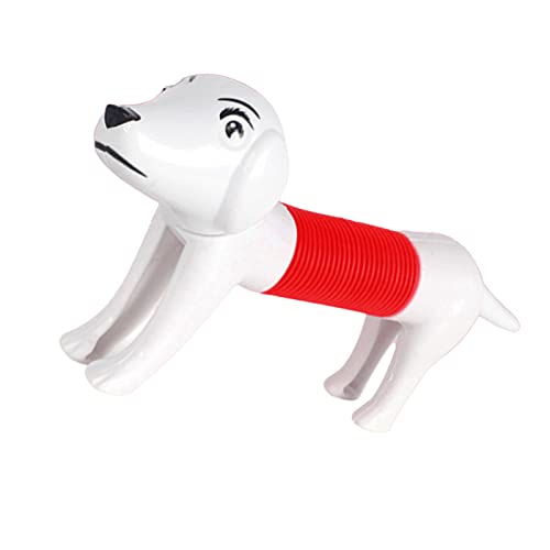 TOPINCN Hund Pop Tubes Sinnesspielzeug für Stressabbau Form ändern Feinmotor Fähigkeiten Autismus Sensorisches Hund Spielzeug für mit Autismus (Rot) von TOPINCN