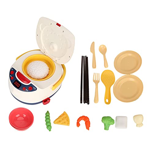 TOPINCN Kids Smart Spray Reiskocher Spielzeug Lifelike Simulationskochset mit Musik für Kochen Spielzeug Tun Spiele Spiel Küche (Blauer Spray-Reiskocher) von TOPINCN