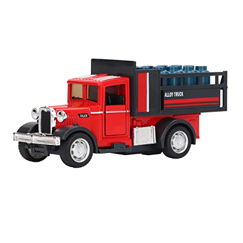 TOPINCN LKW -Spielzeug 1:32 Retro -Legierung Amerikanischer Modell Bildungsfahrzeuggeschenk für und Modellliebhaber (Gas) von TOPINCN