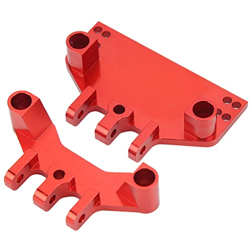 TOPINCN Langlebiger RC -Auto -Modified Accessoires Feine Verarbeitung Vorne und Hintere Spurstange Sockel für MN86 MN86S 1/12 RC Autos (Rot) von TOPINCN
