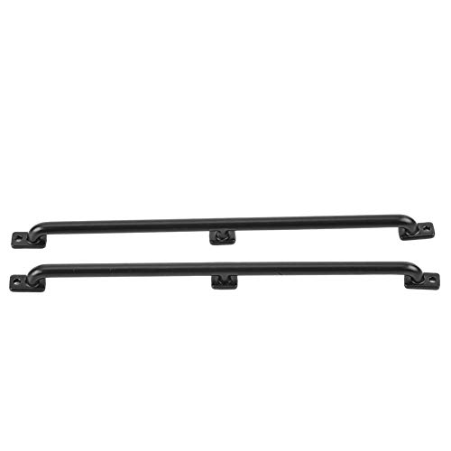 TOPINCN Metal -Handlauf für RC -Crawler Auto, Langlebiges Body Shell Accessoire, Verbesserung des Spiels, Geeignet für 1/10 Skala, Schwarz, 2 Pack für RC Lüfter/ (155cm) von TOPINCN
