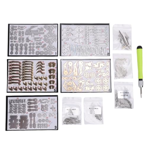 TOPINCN Metall 3D -Rätsel für Erwachsene Mechanische Montagemodell DIY Building Kit STEM -Bildungsspielzeug für Erwachsene DIY Mechanische Puzzle Bausteine (Gold) von TOPINCN