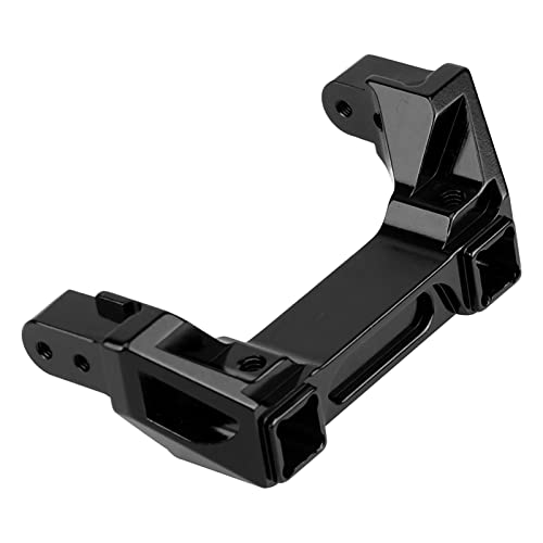 TOPINCN Metall-Heck-Stoßfängerhalterung für -4 RC Crawler Car, Langlebiges Zubehör Zur Verbesserung der Leistung, Geeignet für RC-Enthusiasten (Black) von TOPINCN
