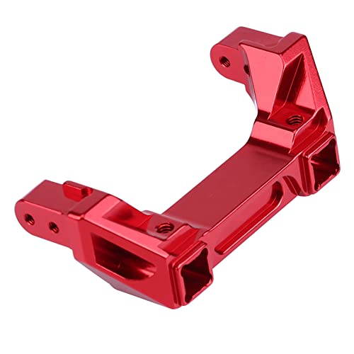 TOPINCN Metall-Heck-Stoßfängerhalterung für -4 RC Crawler Car, Langlebiges Zubehör Zur Verbesserung der Leistung, Geeignet für RC-Enthusiasten (Rot) von TOPINCN