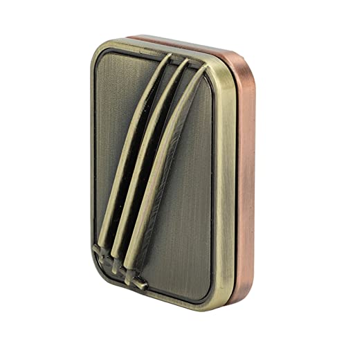 TOPINCN Metall Poker Slider Stress Relief Toy, Magnetmetall -Schieberegleiter -Spielzeug für, Schöne Dämonenbeinmuster Poker für Erwachsene von TOPINCN
