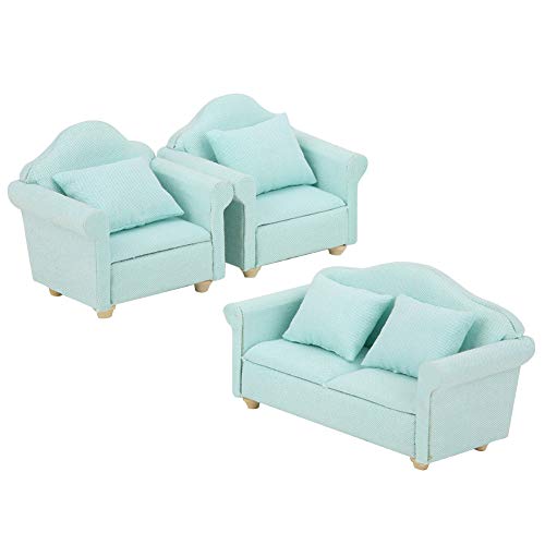 TOPINCN Mini -Sofa oder Kissenspielzeug für EIN Schlafzimmer mit Einem Dekorativen Schlafzimmer, das von Hand Hergestellt Wurde (Matcha-Grün) von TOPINCN