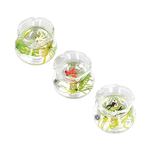 TOPINCN Miniaturfischschale Süßes Simuliertes Dollhouse Fischtank Accessoires 3PCs für Kindergeschenk TOPINCN Miniaturfischschale Süßes Simuliertes Dollhouse Fischtank Accessoires 3PCs für Kindergeschenk von TOPINCN