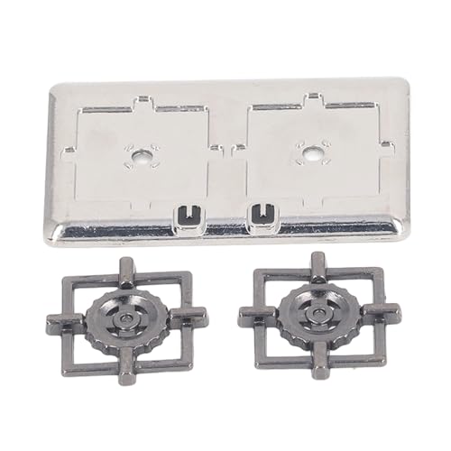 TOPINCN Miniaturofenmodell Realistische Legierung Cook Ofen Dollhouse Küchenzubehör Zur Verbesserung des Spielerlebnisses, 3PCS -Modelle für Dollhouse Decoration von TOPINCN