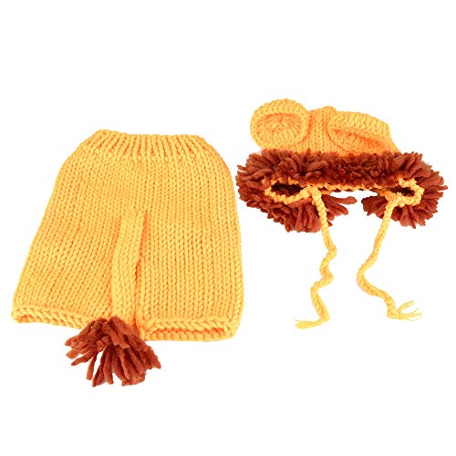 TOPINCN Neugeborenes Löwenkostüm Baby Fotografie Requisite Niedliche Löwenfoto-Outfit 0-12 Monate Cosplay Lion Onesie für Babyparty Holiday Fotoshooting TOPINCN Neugeborenes Löwenkostüm Baby Fotografie Requisite Niedliche Löwenfoto-Outfit 0-12 Monate Cosplay Lion Onesie für Babyparty Holiday Fotoshooting von TOPINCN