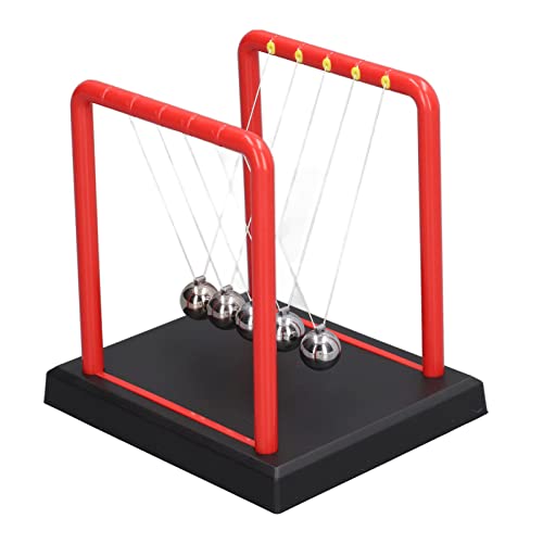 TOPINCN Newtons Wiege-Balancebälle, Newton-Pendel mit 5 Bällen, Physik-Wissenschafts-Pendelbälle, Bastel-Schreibtischspielzeug Zum Stressabbau, Heimbüro-Desktop-Dekoration, TOPINCN Newtons Wiege-Balancebälle, Newton-Pendel mit 5 Bällen, Physik-Wissenschafts-Pendelbälle, Bastel-Schreibtischspielzeug Zum Stressabbau, Heimbüro-Desktop-Dekoration, von TOPINCN
