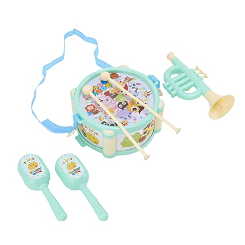 TOPINCN Pädagogische Baby Musical Set-Cartoon-Muster mit Reichhaltigem Farbpassend für Frühes Lernen- -Kit Geeignet für über 3 Jahre Alt (Green) von TOPINCN