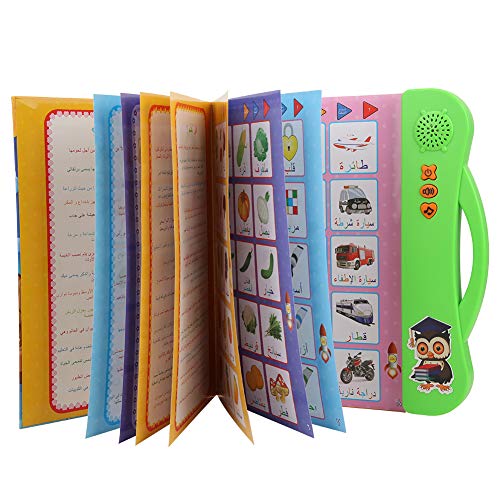 TOPINCN Pädagogisches Soundbuch Puzzlespielzeug mit Lernstift für Arabische Sprache, Hand-Auge-Koordination seit über 3 Jahren Alt (Green) von TOPINCN