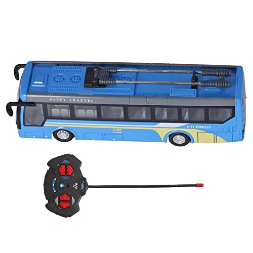 TOPINCN RC-Schulbus, Rechtskurve, Robuster Ferngesteuerter Bus, Hohe Simulationsfahrten in Alle Richtungen, Wiederaufladbar für das Tägliche Spielen (Blau) von TOPINCN