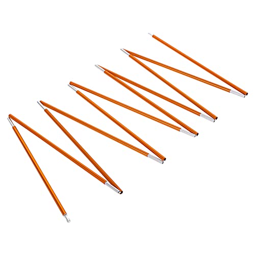TOPINCN Raumsparende Anodierte Aluminiumlegierungs-Zeltstangen für 2-3 Personen Camping, Gold, 2 Stcs Zeltpool-Set TOPINCN Raumsparende Anodierte Aluminiumlegierungs-Zeltstangen für 2-3 Personen Camping, Gold, 2 Stcs Zeltpool-Set von TOPINCN